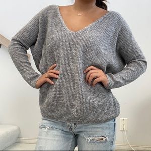 Forever 21 grey knit sweater
